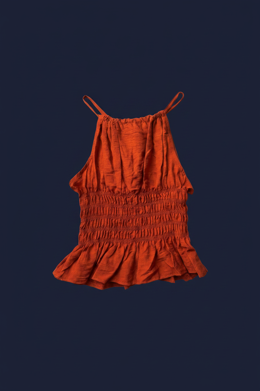 Top Naranja Teja - Sin Logo